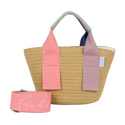 Fritzi aus Preussen Fritzi Happy Summer Cross Minty Bloom Umhängetasche Strohtasche Damen Crossbody Handtasche Festival Beach vegan Stroh-Optik 11 x 20 x 7 cm, Beige-Mint Fritzi aus Preussen Fritzi Happy Summer Cross Minty Bloom Umhängetasche Strohtasche Damen Crossbody Handtasche Festival Beach vegan Stroh-Optik 11 x 20 x 7 cm, Beige-Mint
