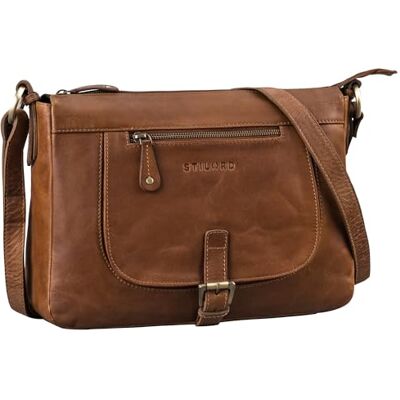 STILORD Odette Leder Handtasche Damen Umhängetasche Vintage Tasche Crossbody Bag Schultertaschen Retro Umhängetasche Frauen Ledertasche Farbe:Mocca Dunkelbraun STILORD Odette Leder Handtasche Damen Umhängetasche Vintage Tasche Crossbody Bag Schultertaschen Retro Umhängetasche Frauen Ledertasche Farbe:Mocca Dunkelbraun