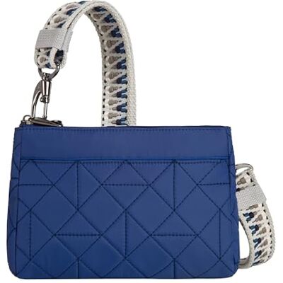 Travelon Unisex Diebstahlsichere Boho-Clutch-umhängetasche Crossbody, Üppiges Blau Travelon Unisex Diebstahlsichere Boho-Clutch-umhängetasche Crossbody, Üppiges Blau