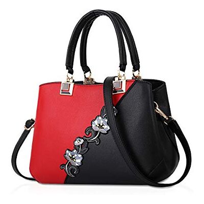 NICOLE & DORIS 2025 Mode Handtaschen für Frauen Umhängetasche Damen Tragetaschen Shopper Elegant Schultertasche PU Leder Tasche Weinrot b NICOLE & DORIS 2025 Mode Handtaschen für Frauen Umhängetasche Damen Tragetaschen Shopper Elegant Schultertasche PU Leder Tasche Weinrot b