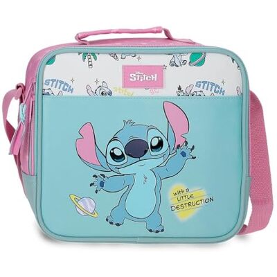 Disney Joumma Stitch Little Destruction anpassbare Tasche mit Schultertasche, Türkisgrün, 23 x 23 x 11 cm, PVC Disney Joumma Stitch Little Destruction anpassbare Tasche mit Schultertasche, Türkisgrün, 23 x 23 x 11 cm, PVC