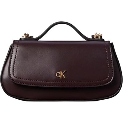 Calvin Damen Ck Top Handle Crossbody LV04F3679G Crossover, Rot (Fudge), Einheitsgröße Calvin Damen Ck Top Handle Crossbody LV04F3679G Crossover, Rot (Fudge), Einheitsgröße