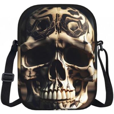 YQxwJL Skull Rock Roll Skelett Knochen Print Erwachsene Bauchtasche Crossbody Bag Compact Zip Messenger Täglicher Beutel für Reisen und Dating YQxwJL Skull Rock Roll Skelett Knochen Print Erwachsene Bauchtasche Crossbody Bag Compact Zip Messenger Täglicher Beutel für Reisen und Dating