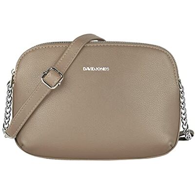 David Jones Damen Kleine Umhängetasche Crossbody Bag PU Leder Tasche 3 Fächer mit Reißverschluss Frau Elegante Schultertasche Klassische Handtasche Modisch Alltag Arbeit Reise David Jones Damen Kleine Umhängetasche Crossbody Bag PU Leder Tasche 3 Fächer mit Reißverschluss Frau Elegante Schultertasche Klassische Handtasche Modisch Alltag Arbeit Reise