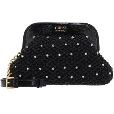 Guess HWEA8490150 SICILIA SMALL FRAME CLUTCH Women BLA Size One Size Guess HWEA8490150 SICILIA SMALL FRAME CLUTCH Women BLA Size One Size