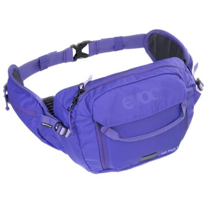 EVOC HIP Pack 3 Hüfttasche, Bauchtasche (komfortable Gürteltasche mit Trinkblasenfach, AIR Flow Contact System, Volumen: 3 l), Violet EVOC HIP Pack 3 Hüfttasche, Bauchtasche (komfortable Gürteltasche mit Trinkblasenfach, AIR Flow Contact System, Volumen: 3 l), Violet