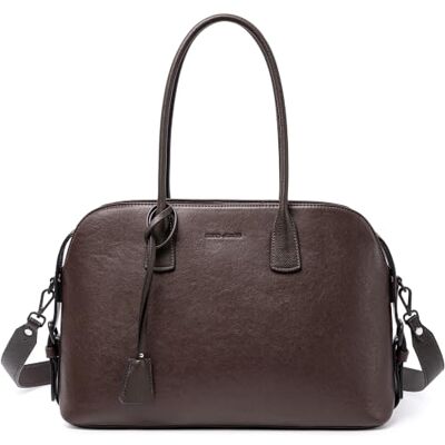 David Jones Damen Große Bowling Handtasche, PU Leder Shopper A4 Schultertasche mit 3 Fächern, Frau Aktentasche Arbeitstasche Elegant Professionell Business, Tote Bag Schule Uni Büro Arbeit David Jones Damen Große Bowling Handtasche, PU Leder Shopper A4 Schultertasche mit 3 Fächern, Frau Aktentasche Arbeitstasche Elegant Professionell Business, Tote Bag Schule Uni Büro Arbeit