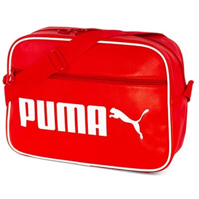 Puma Umhängetasche Campus Reporter Retro Schultertasche 76642 01 schwarz Puma Umhängetasche Campus Reporter Retro Schultertasche 76642 01 schwarz