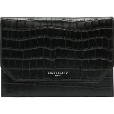 LIEBESKIND Berlin LORA CROCO Pouch M, black M LIEBESKIND Berlin LORA CROCO Pouch M, black M