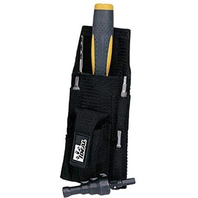 Ideal Industries Ideal Electrical 35-927 Twist-A-Nut Tragetasche, 10,2 cm x 23,4 cm, Schraubendreher-Werkzeugtasche mit Metall-Gürtelclip, Nylon-Handwerkskunst, 8 Fächer Ideal Industries Ideal Electrical 35-927 Twist-A-Nut Tragetasche, 10,2 cm x 23,4 cm, Schraubendreher-Werkzeugtasche mit Metall-Gürtelclip, Nylon-Handwerkskunst, 8 Fächer