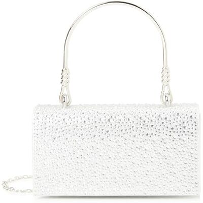 FELIPA Women's Damen Handtasche Clutch, Silber FELIPA Women's Damen Handtasche Clutch, Silber
