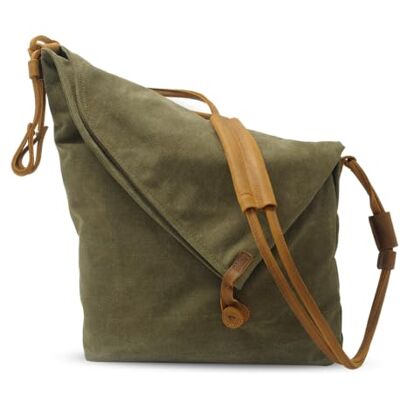 FANDARE Retro Umhängetasche Herren/Damen 13 inch Laptop Tasche Business Commuter Crossbody Bag Outdoor Reisen Große Kapazität Messenger Tasche Atmungsaktiv Leinwand FANDARE Retro Umhängetasche Herren/Damen 13 inch Laptop Tasche Business Commuter Crossbody Bag Outdoor Reisen Große Kapazität Messenger Tasche Atmungsaktiv Leinwand