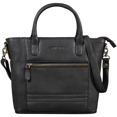 STILORD Meghan Leder Handtasche Damen Umhängetasche Klein Ledertasche für Frauen zum Umhängen und Ausgehen Elegante Schultertasche Henkeltasche Echtleder Farbe:schwarz STILORD Meghan Leder Handtasche Damen Umhängetasche Klein Ledertasche für Frauen zum Umhängen und Ausgehen Elegante Schultertasche Henkeltasche Echtleder Farbe:schwarz
