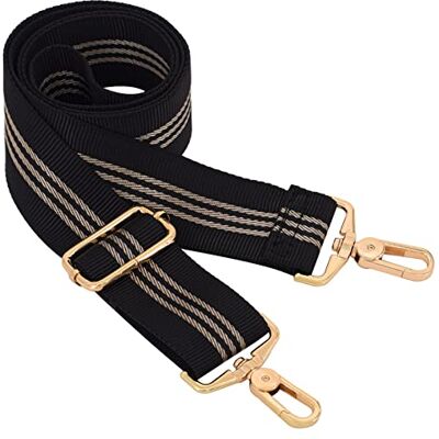 pecvan Taschengurt für Umhängetasche, Metalltaschengurt, Drehhaken, Schultergurt, Gitarrengurt für Crossbody-Tasche/Gepäck, L pecvan Taschengurt für Umhängetasche, Metalltaschengurt, Drehhaken, Schultergurt, Gitarrengurt für Crossbody-Tasche/Gepäck, L