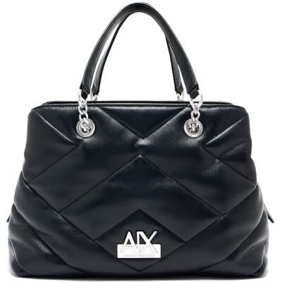 Armani Exchange A X Women's Vicky soft touch, BLACK, medium size Armani Exchange A X Women's Vicky soft touch, BLACK, medium size