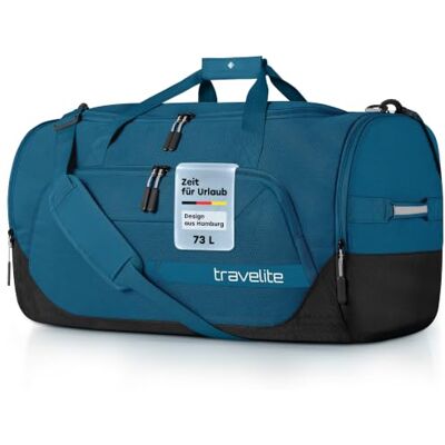 Travelite Reisetasche Kick Off Größe L, 60 cm, 73 Liter, Sporttasche groß Schwimmtasche, großer Weekender, Tasche & Duffle Bag für Damen & Herren, Kliniktasche, Saunatasche, mit Schuhfach Travelite Reisetasche Kick Off Größe L, 60 cm, 73 Liter, Sporttasche groß Schwimmtasche, großer Weekender, Tasche & Duffle Bag für Damen & Herren, Kliniktasche, Saunatasche, mit Schuhfach