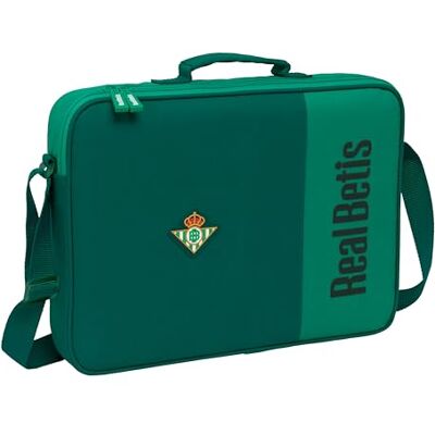 safta Real BETIS BALOMPIÉ Extra Schultasche, Aktentasche, Umhängetasche, bequem und vielseitig, Qualität und Widerstandsfähigkeit, 38 x 6 x 28 cm, Meeresgrün, M, Casual safta Real BETIS BALOMPIÉ Extra Schultasche, Aktentasche, Umhängetasche, bequem und vielseitig, Qualität und Widerstandsfähigkeit, 38 x 6 x 28 cm, Meeresgrün, M, Casual