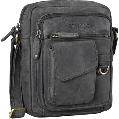 STILORD Ryan Crossbody Tasche Herren Leder Kleine Herrentasche zum Umhängen Vintage Ledertasche 9,7 Zoll iPad Tasche Messenger Bag Umhängetasche Echtleder Farbe:avaro grau STILORD Ryan Crossbody Tasche Herren Leder Kleine Herrentasche zum Umhängen Vintage Ledertasche 9,7 Zoll iPad Tasche Messenger Bag Umhängetasche Echtleder Farbe:avaro grau