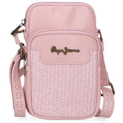 Pepe Jeans Clara Schultertasche Rosa 11x17,5x2, 5 cms Polyester y PU von Joumma Bags Pepe Jeans Clara Schultertasche Rosa 11x17,5x2, 5 cms Polyester y PU von Joumma Bags