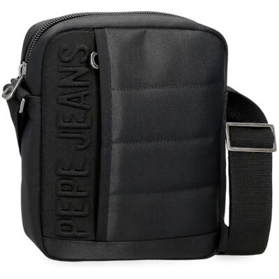 Pepe Jeans Ancor Kulturbeutel, Umhängetaschen, perfekt zum Organisieren, mehrere Fächer von Joumma Bags, Schwarz, Talla única, Mittelgroße Umhängetasche Pepe Jeans Ancor Kulturbeutel, Umhängetaschen, perfekt zum Organisieren, mehrere Fächer von Joumma Bags, Schwarz, Talla única, Mittelgroße Umhängetasche