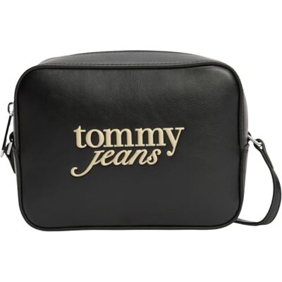 Tommy Jeans Damen Tjw Must Kameratasche AW0AW19049 Crossover, Schwarz (Schwarz), Einheitsgröße Tommy Jeans Damen Tjw Must Kameratasche AW0AW19049 Crossover, Schwarz (Schwarz), Einheitsgröße