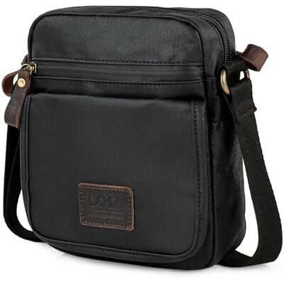Lois Umhängetasche Herren Klein mit verstellbarem riemen Herren Umhängetasche Klein hergestellt aus hochwertigen Materialien Dauerhaft Kleine Umhängetasche Herren Herrentasche Zum Umh, Schwarz Lois Umhängetasche Herren Klein mit verstellbarem riemen Herren Umhängetasche Klein hergestellt aus hochwertigen Materialien Dauerhaft Kleine Umhängetasche Herren Herrentasche Zum Umh, Schwarz