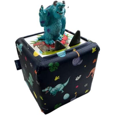 Lianda Toniebox Cover für Deine Toniebox,Tonie Hörfiguren Aufbewahrung, Tonie Tasche, Transporttasche, toniebox starterset, Kindergepäck (Blau Dino) Lianda Toniebox Cover für Deine Toniebox,Tonie Hörfiguren Aufbewahrung, Tonie Tasche, Transporttasche, toniebox starterset, Kindergepäck (Blau Dino)