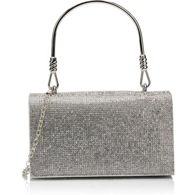 FELIPA Women's Damen Handtasche Clutch, Silber FELIPA Women's Damen Handtasche Clutch, Silber