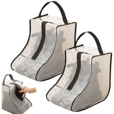 EUPSIIU 2 Stücke Reise Schuhbeutel Stiefel-Aufbewahrungstasche, Tragbare Stiefeltasche mit Griff, Staubdicht und Wasserdicht Schuhbeutel, Schuhorganizer, für Zuhause und Reisen EUPSIIU 2 Stücke Reise Schuhbeutel Stiefel-Aufbewahrungstasche, Tragbare Stiefeltasche mit Griff, Staubdicht und Wasserdicht Schuhbeutel, Schuhorganizer, für Zuhause und Reisen