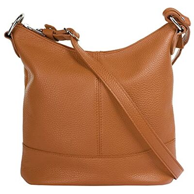 Cluty Umhängetasche Echt Leder Damen Made in Italy, Handtasche, Schultertasche, Crossbody Bag aus Leder Cluty Umhängetasche Echt Leder Damen Made in Italy, Handtasche, Schultertasche, Crossbody Bag aus Leder