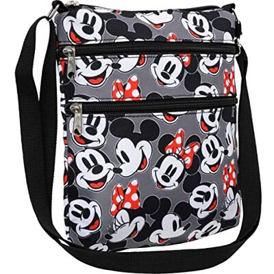Disney Damen Crossbody-kameratasche Umhängetasche, grau Disney Damen Crossbody-kameratasche Umhängetasche, grau