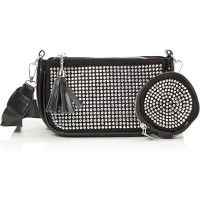 faina Women's Schultertaschen Bag, Silber faina Women's Schultertaschen Bag, Silber
