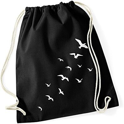 Autiga Turnbeutel Vögel Birds Hipster Beutel Tasche Stringbag Beuteltasche Gymbag Beuteltasche Schwarz Autiga Turnbeutel Vögel Birds Hipster Beutel Tasche Stringbag Beuteltasche Gymbag Beuteltasche Schwarz
