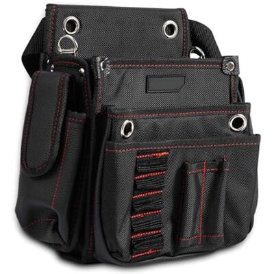 HENYGEN Werkzeugtasche Elektriker Hüfttasche Hardware Werkzeugset Tasche Gürteltaschen zum Aufhängen Multi Pocket Bag Verschleißfeste Werkzeug-Taille HENYGEN Werkzeugtasche Elektriker Hüfttasche Hardware Werkzeugset Tasche Gürteltaschen zum Aufhängen Multi Pocket Bag Verschleißfeste Werkzeug-Taille