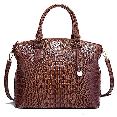 NICOLE & DORIS Handtasche Damen Mittelgroß Kroko Handtaschen Elegante Schultertaschen Lackleder Henkeltasche Umhängetasche Tote Tasche für Büro Shopper Reisen NICOLE & DORIS Handtasche Damen Mittelgroß Kroko Handtaschen Elegante Schultertaschen Lackleder Henkeltasche Umhängetasche Tote Tasche für Büro Shopper Reisen