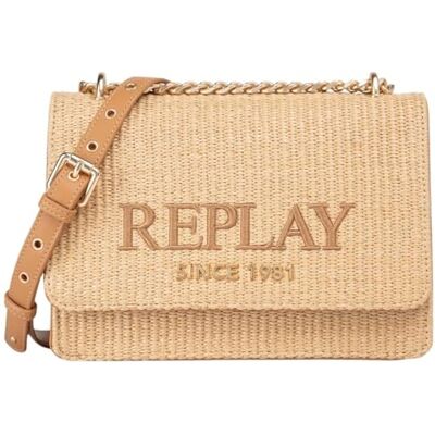 Replay Damen Tasche, Sand 0110 (Beige), Einheitsgröße Replay Damen Tasche, Sand 0110 (Beige), Einheitsgröße