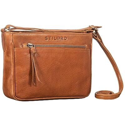 STILORD "Lilia 2-in-1 Umhängetasche Damen Leder Handtasche Klein Vintage Bag Ledertasche modern elegante Ausgehtasche Clutch Kleine Schultertasche Frau Echtleder Tasche Farbe:texas braun STILORD "Lilia 2-in-1 Umhängetasche Damen Leder Handtasche Klein Vintage Bag Ledertasche modern elegante Ausgehtasche Clutch Kleine Schultertasche Frau Echtleder Tasche Farbe:texas braun