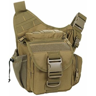 YAAGLE Tarnung satteltasches Paket Bauchtasche gürteltasche hüfttasche Umhängetasche Kameratasche Outdoor Schultertasche militärisches satteltasches Paket-braun YAAGLE Tarnung satteltasches Paket Bauchtasche gürteltasche hüfttasche Umhängetasche Kameratasche Outdoor Schultertasche militärisches satteltasches Paket-braun