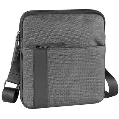 Bugatti Domani Umhängetasche Medium – Unisex Schultertasche & Messenger Bag Grau Bugatti Domani Umhängetasche Medium – Unisex Schultertasche & Messenger Bag Grau