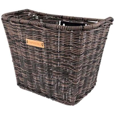 Basil Bremen Rattan Look Fahrradkorb - Vorderseite - Mit Befestigungssystem Basil Bremen Rattan Look Fahrradkorb - Vorderseite - Mit Befestigungssystem