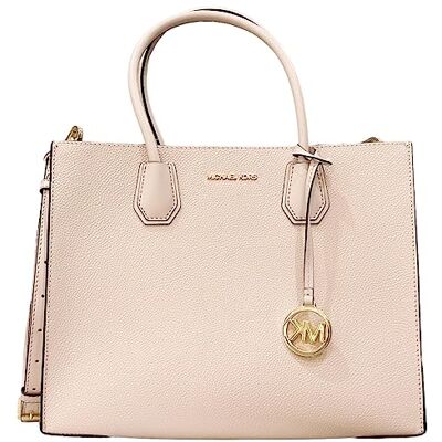 Michael Kors Mercer Große wandelbare Tote Schultertasche Blush Pink Leder, Powder Blush Michael Kors Mercer Große wandelbare Tote Schultertasche Blush Pink Leder, Powder Blush