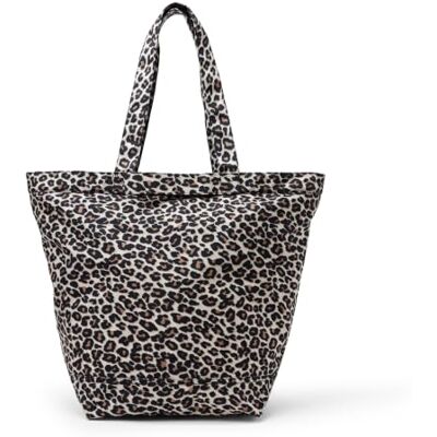 Amazon Damen Extra Große Tragetasche für Reisen, Hellbrauner Leopardenmuster, Einheitsgröße Amazon Damen Extra Große Tragetasche für Reisen, Hellbrauner Leopardenmuster, Einheitsgröße