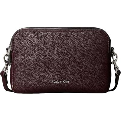 Calvin Damen Kameratasche LV04F3656G Crossover, 2 x Riemen, Rot (Fudge), Einheitsgröße Calvin Damen Kameratasche LV04F3656G Crossover, 2 x Riemen, Rot (Fudge), Einheitsgröße