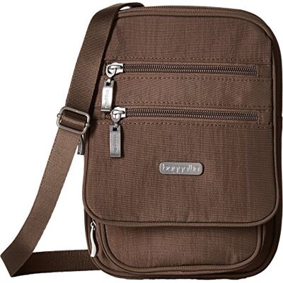 Baggallini Damen Journey Crossbody Bags for Women 9x6 Small Lightweight Nylon Zipped Travel Safe Handbag Phone Passport Purse W/RFID Umhängetasche, Portobello Baggallini Damen Journey Crossbody Bags for Women 9x6 Small Lightweight Nylon Zipped Travel Safe Handbag Phone Passport Purse W/RFID Umhängetasche, Portobello