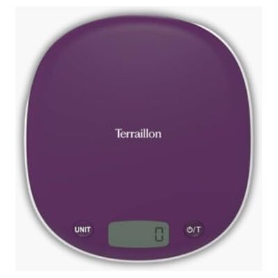 Terraillon Macaron Inox Küchenwaage - 5kg, Tara, Flüssigkeiten, Griff Terraillon Macaron Inox Küchenwaage - 5kg, Tara, Flüssigkeiten, Griff