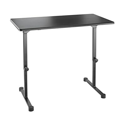 K&M 12170 DJ Tisch Schwarz Klappbarer Eventtisch Plattengröße 117 x 60 cm schrittweise höheverstellbares Pult K&M 12170 DJ Tisch Schwarz Klappbarer Eventtisch Plattengröße 117 x 60 cm schrittweise höheverstellbares Pult