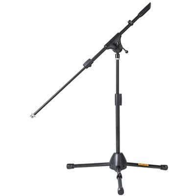 MUSIC STORE Mikrofonstativ, Mikroständer schwarz mit Dreibein und verstellbaren Schwenkarm, Ständer Bass Drum mit Kabelklemmen, Höhe 550 mm bis 800 mm MUSIC STORE Mikrofonstativ, Mikroständer schwarz mit Dreibein und verstellbaren Schwenkarm, Ständer Bass Drum mit Kabelklemmen, Höhe 550 mm bis 800 mm