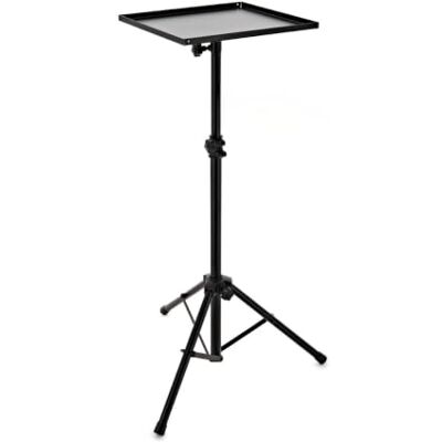 Gear4Music Verstellbarer Laptop-Ständer von Passt für Laptops, Sampler und Interfaces, Dreibeinständer mit Gummifüßen für Sicherheit, erhöhte Kanten verhindern Rutschen Gear4Music Verstellbarer Laptop-Ständer von Passt für Laptops, Sampler und Interfaces, Dreibeinständer mit Gummifüßen für Sicherheit, erhöhte Kanten verhindern Rutschen