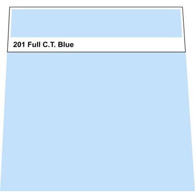KORN Lee Farbfolie 201 Full C.T. Blue 25 x 122cm KORN Lee Farbfolie 201 Full C.T. Blue 25 x 122cm