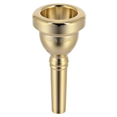 Gear4Music Coppergate 6.5AL Posaunenmundstück von , Gold Fantastische Projektion und Volumen, luxuriöses Goldfinish, auch bei Euphonium-Spielern beliebt Gear4Music Coppergate 6.5AL Posaunenmundstück von , Gold Fantastische Projektion und Volumen, luxuriöses Goldfinish, auch bei Euphonium-Spielern beliebt
